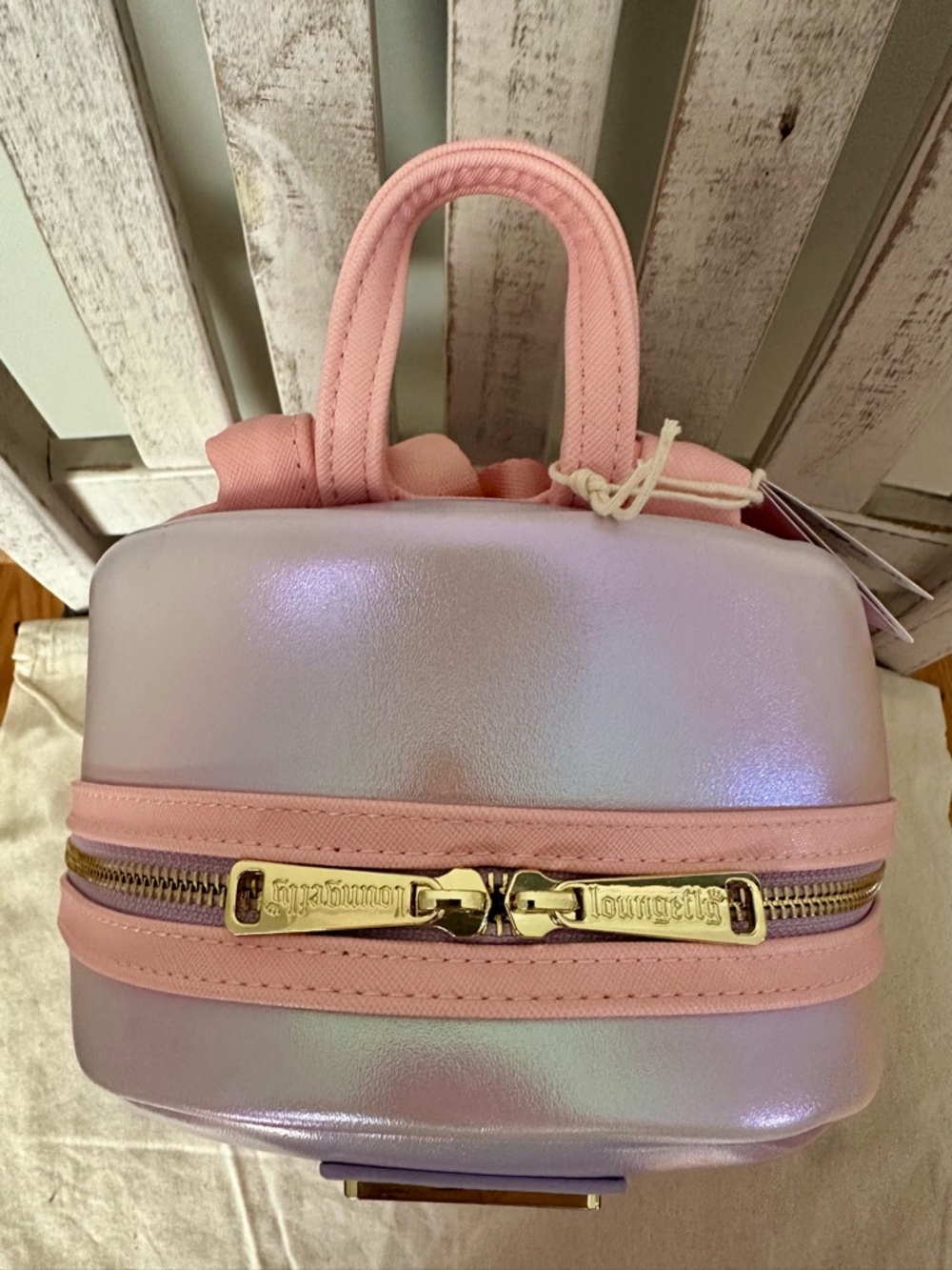 Loungefly x Disney Little Mermaid Ariel Soft Floral Mini Backpack & Flap Wallet - Picture 11 of 14